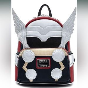 Loungefly Marvel Thor Classic Cosplay Womens Double Strap Shoulder Bag Purse